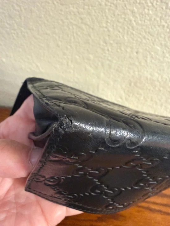 Authentic Gucci Guccissima wallet black need snap - Picture 7 of 16